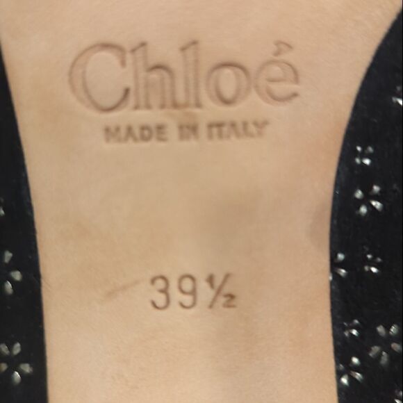 Chloe Lauren Block Heel Pumps Size 9 1/2 - Picture 6 of 11